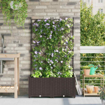 Aia istutuspott 2 tk pruun 80 x 40 x 143 cm teras