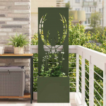Aia privaatsuse kate oliiviroheline 50 x 140 cm k&uuml;lmpruun teras