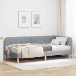 Nurga voodiraam Helehall 100 x 200 cm kangas