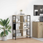 Raamatukapp Sonoma tamm 82 x 32 x 112 cm Tehispuit