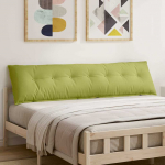 Seljatugi padi hele roheline 200 x 19 x 50 cm kangas