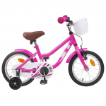 Laste Bike 14 Tolli 3-5 Aastat Tumepink