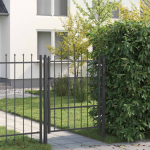 Tara aed HORST 100 x 125 cm Metall Must Lukustatav