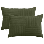 Diivanipadi 2 tk ALMELO roheline 40 x 60 cm manchester