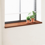 Akna aluskate Pruun puit 140 x 40 x 4,5 cm PVC
