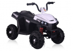 S601 Valge Elektriline pealeistutav Quad lastele
