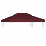 Kahekordne varjualuse katus 310 g/m&sup2; 4 x 3 m, bordoo