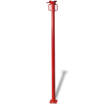 Tugipost 280 cm punane