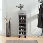 Jalatsikapp, hall sonoma tamm, 30 x 35 x 105 cm, tehispuit