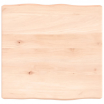 Lauaplaat,40 x 40 x (2-6) cm, t&auml;ispuit, naturaalsed servad