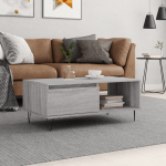 Diivanilaud, hall sonoma tamm, 90x50x36,5cm, tehispuit