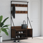 Riidenagi koos kingariiuliga, pruun tamm, 100 x 41 x 184 cm