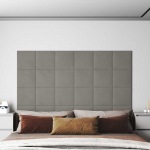 Seina Peatsid 12 tk Helehall 30 x 30 cm Samet