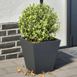 Aia taimekastid 2 tk, antratsiithall, 30x30x30 cm, teras