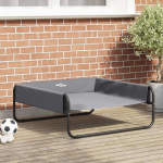 Koeravoodi helehall 85 x 85 x 33 cm teras