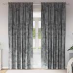 Satiinist kardinad kardinatega 2 tk hall 260 x 140 cm samet