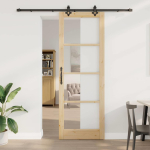 Liuguks pruun 83 x 232 cm puit ja metall