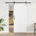 Liuguks koos kinnituskomplektiga valge 93x211 cm kindel m&auml;nd