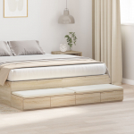 VOODI SAHTLID SONOMA TAMM 135X36,5X16,5 CM PUITKOMPOSIIT