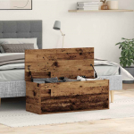 Hoiukast hoiulaekaga vana puit 90 x 35 x 35 cm tehispuit