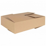 Kokkuklapitav kast 50 tk neutraalne 40 x 30 x 10 cm papp