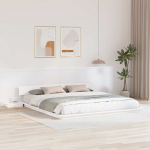 Voodiraam Valge 200 x 200 cm puit