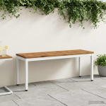Aiapink 108,5 x 35 x 45 cm Tugev akatsiapuu Looduslik ja Valge