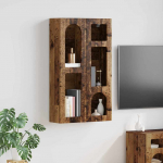 Seinakapp riiuliga vana puit 59 x 20 x 100 cm tehispuit