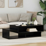 Kohvilaud must tamm 105 x 50 x 32,5 cm tehispuit