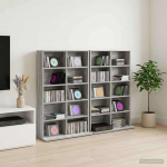 CD kapp 2 tk Hall Sonoma 65 x 23,5 x 97,5 cm Tehispuit