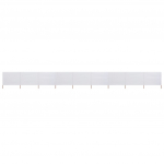 Tuulekaitse sein 9 paneelist, kangas, 1200 x 80 cm liivabeež