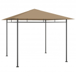 Lehtla 3 x 3 x 2,7 m, pruunikashall, 180 g/m&sup2;