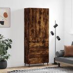 K&otilde;rge kapp, suitsutatud tamm, 69,5 x 34 x 180 cm, tehispuit