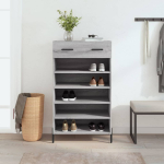 Jalatsikapp, hall sonoma tamm, 60 x 35 x 105 cm, tehispuit