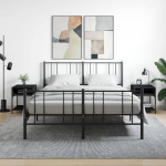 &Ouml;&ouml;kapid 2 tk, must, 40 x 41 x 50 cm, tehispuit