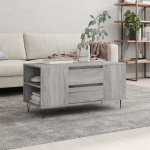 Kohvilaud, hall sonoma tamm, 102 x 44,5 x 50 cm, tehispuit