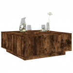 Diivanilaud, suitsutatud tamm, 100 x 100 x 40cm, tehispuit