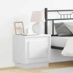 &Ouml;&Ouml;KAPP LED-VALGUSTITEGA 2 TK VALGE 44X34,5X45 CM
