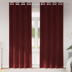 Pimendavad kardinad 2 tk veinpunane 140 x 260 cm samet