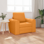 Diivanvoodi 2-in-1 tume kollane 98x71x83 cm kangas
