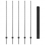 Keermestatud traataed 10 u-postiga hall 1.5x10 m teras