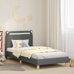 Laste voodiraam peatoega peaga Tumehall 80 x 200 cm kangas