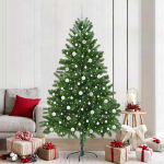 J&otilde;ulupuu koos 300 LED-iga koos alusega roheline 210 cm pe
