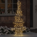 J&otilde;ulupuu koos 160 led-iga soe valge 150 cm rotang