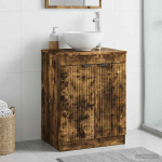 Vannitoa kapp Suitsutatud tamm 54 x 41 x 70 cm Tehispuit