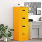 Failikapp sahtliga 2 tk kollane sinep 44 x 50 x 106.5 cm