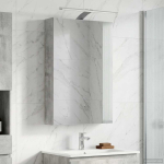 Vannitoa peeglikapp Betoonhall 40 x 10,5 x 60,5 cm Tehispuit
