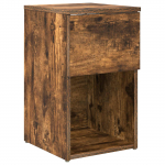 Voodikapp Suitsutatud tamm 29 x 31,5 x 49 cm Tehispuit