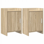 &Ouml;&ouml;kapid 2 pcs Sonoma tamm 40 x 30 x 60 cm Tehispuit