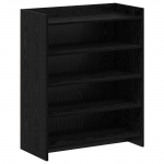 Kinga kapp ladustamisega Must tamm 73,5 x 36 x 92 cm Tehispuit